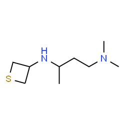 ChemSpider 2D Image | N-[4-(dimethylamino)butan-2-yl]thietan-3-amine | C9H20N2S