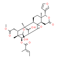 ChemSpider 2D Image | krishnagranatin F | C32H40O11