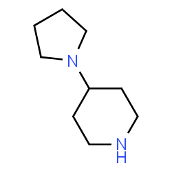 ChemSpider 2D Image | 4-(1-Pyrrolidinyl)piperidine | C9H18N2