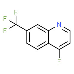 ChemSpider 2D Image | 4-Fluoro-7-(trifluoromethyl)quinoline | C10H5F4N