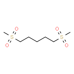 ChemSpider 2D Image | 1,5-Bis(methylsulfonyl)pentane | C7H16O4S2