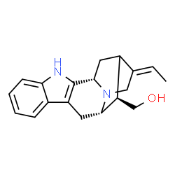 ChemSpider 2D Image | (19Z)-Sarpagan-17-ol | C19H22N2O