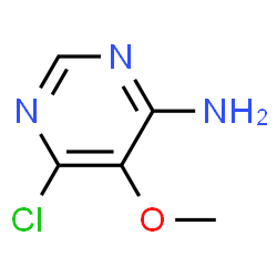 ChemSpider 2D Image | 6-Chloro-5-methoxy-4-pyrimidinamine | C5H6ClN3O