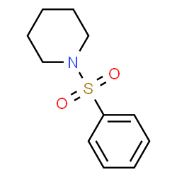 ChemSpider 2D Image | 1-(Phenylsulfonyl)piperidine | C11H15NO2S