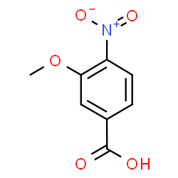 ChemSpider 2D Image | 3-Methoxy-4-nitrobenzoic acid | C8H7NO5