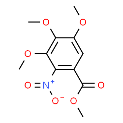 ChemSpider 2D Image | Methyl 2-nitro-3,4,5-trimethoxybenzoate | C11H13NO7