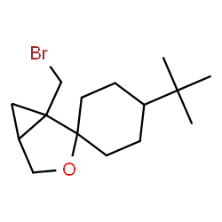 ChemSpider 2D Image | 1-(Bromomethyl)-4'-(2-methyl-2-propanyl)-3-oxaspiro[bicyclo[3.1.0]hexane-2,1'-cyclohexane] | C15H25BrO