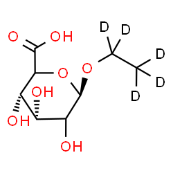 ChemSpider 2D Image | (~2~H_5_)Ethyl beta-D-erythro-hexopyranosiduronic acid | C8H9D5O7