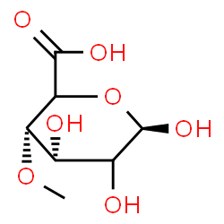 ChemSpider 2D Image | 4-O-Methyl-beta-D-erythro-hexopyranuronic acid | C7H12O7