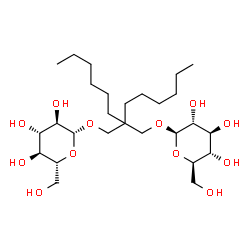 ChemSpider 2D Image | 2-[(beta-D-Glucopyranosyloxy)methyl]-2-hexyloctyl beta-D-glucopyranoside | C27H52O12