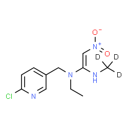 ChemSpider 2D Image | Nitenpyram-d3 | C11H12D3ClN4O2