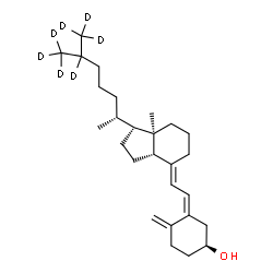 ChemSpider 2D Image | VITAMIN D3-D7 | C27H37D7O