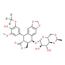 ChemSpider 2D Image | Etoposide-d3 | C29H29D3O13