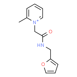 ChemSpider 2D Image | 1-{2-[(2-Furylmethyl)amino]-2-oxoethyl}-2-methylpyridinium | C13H15N2O2