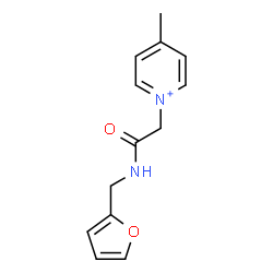 ChemSpider 2D Image | 1-{2-[(2-Furylmethyl)amino]-2-oxoethyl}-4-methylpyridinium | C13H15N2O2
