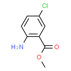 ChemSpider 2D Image | Methyl 2-amino-5-chlorobenzoate | C8H8ClNO2