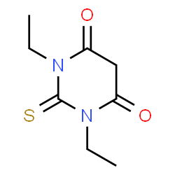 ChemSpider 2D Image | Diethylthiobarbituric acid | C8H12N2O2S