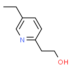 ChemSpider 2D Image | 5-Ethyl-2-pyridineethanol | C9H13NO