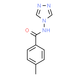 ChemSpider 2D Image | 4-Methyl-N-(4H-1,2,4-triazol-4-yl)benzamide | C10H10N4O