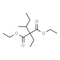 ChemSpider 2D Image | Diethyl sec-butyl(ethyl)malonate | C13H24O4