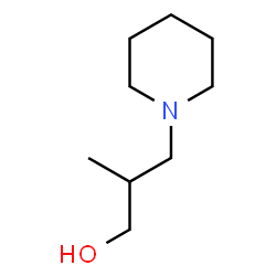 ChemSpider 2D Image | 2-Methyl-3-(1-piperidinyl)-1-propanol | C9H19NO