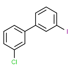 ChemSpider 2D Image | 3-Chloro-3'-iodobiphenyl | C12H8ClI