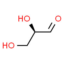 ChemSpider 2D Image | D-(+)-Glyceraldehyde | C3H6O3
