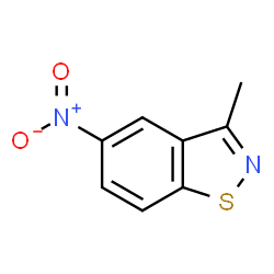 ChemSpider 2D Image | 3-METHYL-5-NITROBENZOISOTHIAZOLE | C8H6N2O2S