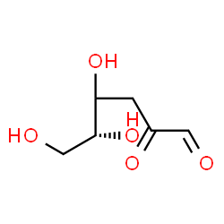 ChemSpider 2D Image | (4xi)-3-Deoxy-D-glycero-hexos-2-ulose | C6H10O5