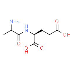 ChemSpider 2D Image | Alanyl-L-glutamic acid | C8H14N2O5
