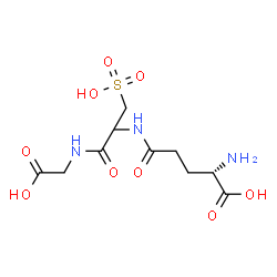 ChemSpider 2D Image | L-gamma-Glutamyl-3-sulfoalanylglycine | C10H17N3O9S