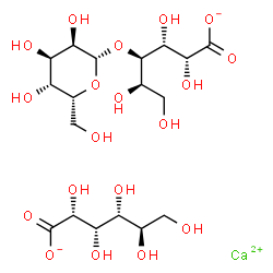 ChemSpider 2D Image | Calcium D-gluconate 4-O-beta-D-gulopyranosyl-D-gluconate (1:1:1) | C18H32CaO19