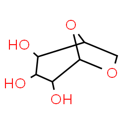 ChemSpider 2D Image | 6,8-Dioxabicyclo[3.2.1]octan-2,3,4-triol | C6H10O5