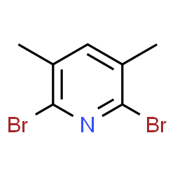 ChemSpider 2D Image | 2,6-Dibromo-3,5-dimethylpyridine | C7H7Br2N