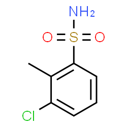 ChemSpider 2D Image | 3-Chloro-2-methylbenzenesulfonamide | C7H8ClNO2S