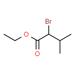 ChemSpider 2D Image | Ethyl 2-Bromoisovalerate | C7H13BrO2