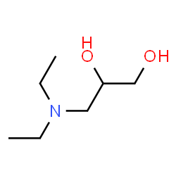 ChemSpider 2D Image | 3-(Diethylamino)propan-1,2-diol | C7H17NO2