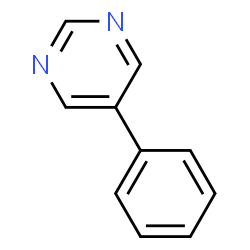 ChemSpider 2D Image | 5-Phenylpyrimidine | C10H8N2