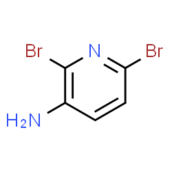 ChemSpider 2D Image | 2,6-Dibromo-3-pyridinamine | C5H4Br2N2