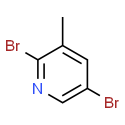 ChemSpider 2D Image | 2,5-Dibromo-3-picoline | C6H5Br2N