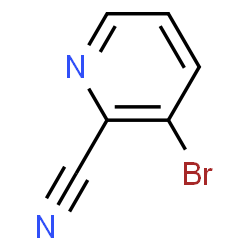 ChemSpider 2D Image | 3-Bromo-2-cyanopyridine | C6H3BrN2