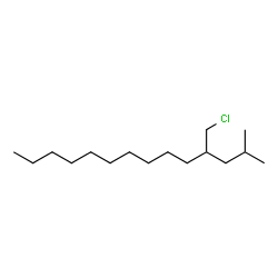 ChemSpider 2D Image | 4-(Chloromethyl)-2-methyltetradecane | C16H33Cl