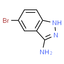 ChemSpider 2D Image | 5-Bromo-1H-indazol-3-amine | C7H6BrN3