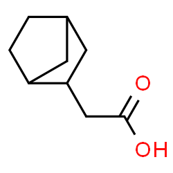 ChemSpider 2D Image | 2-NORBORNANEACETIC ACID | C9H14O2