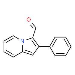 ChemSpider 2D Image | 2-Phenyl-3-indolizinecarbaldehyde | C15H11NO