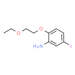ChemSpider 2D Image | 2-(2-Ethoxyethoxy)-5-iodoaniline | C10H14INO2