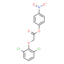 ChemSpider 2D Image | 4-Nitrophenyl (2,6-dichlorophenoxy)acetate | C14H9Cl2NO5