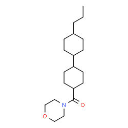 ChemSpider 2D Image | Morpholin-4-yl-(4'-propyl-bicyclohexyl-4-yl)-methanone | C20H35NO2