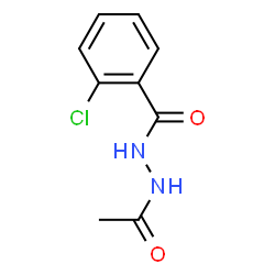 ChemSpider 2D Image | N'-Acetyl-2-chlorobenzohydrazide | C9H9ClN2O2