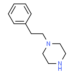 ChemSpider 2D Image | 1-phenethylpiperazine | C12H18N2